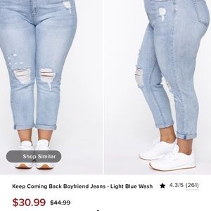 Fashionova keep coming back boyfriend jeans